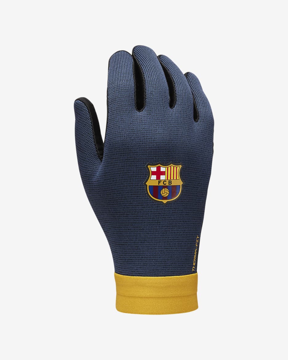 FC Barcelona Academy Nike Therma FIT Guantes de futbol. Nike ES